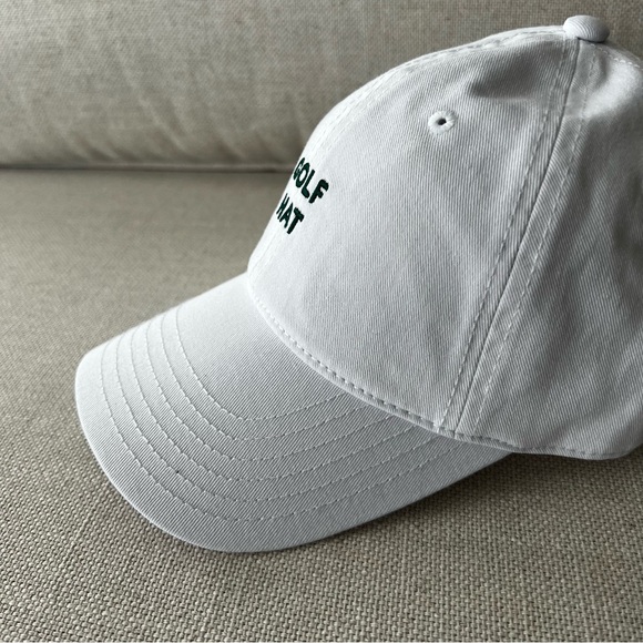 MIGHTY FINE White Literal Golf Hat Dad Cap - Picture 3 of 8